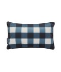 Basil Bangs | Outdoor Cushion | Gingham | Black Basil Bangs | Outdoor Cushion | Gingham | Black